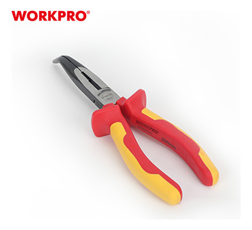 Alicate Punta Doblado Aislado 8 Workpro