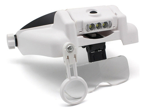 Diadema Luz Led Visera Lupa Para La Cabeza Reparación