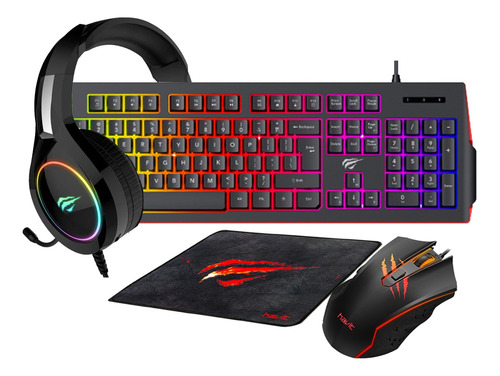 Combo Gamer Teclado, Mouse, Pad Y Auriculares Gd8 I Css®