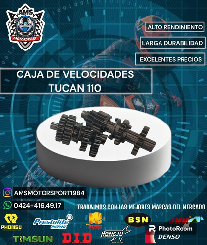 Caja De Velocidades Tucan 110