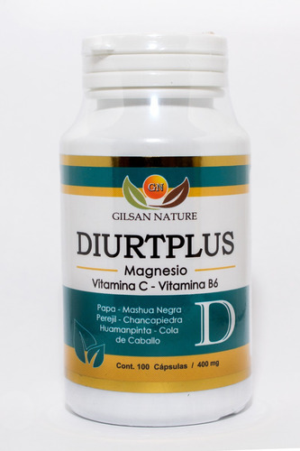 Diurtplus - 100 Cápsulas - Sistema Urinario