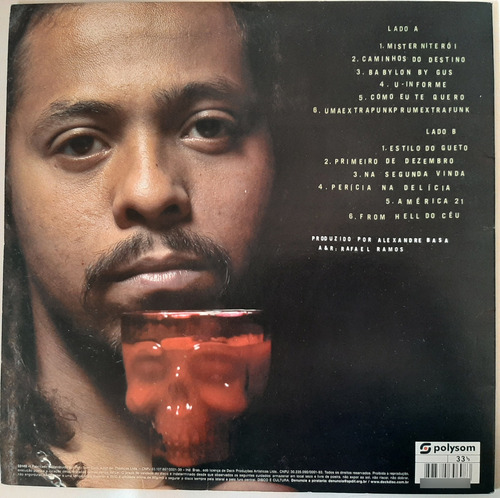 Lp Black Alien Babylon By Gus Volume 1 - O Ano Do Macaco (Usado)