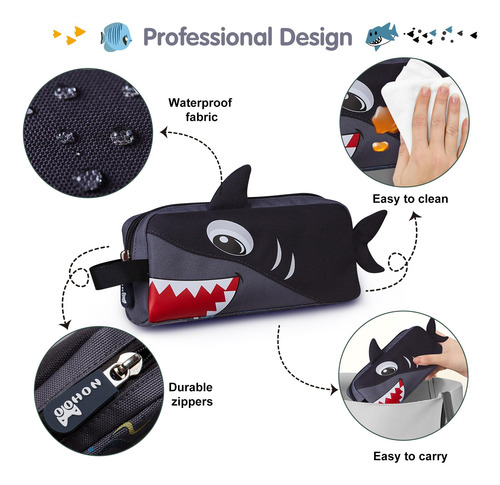 Estuche Para Lápices Con Estampado De Animales Ligero Y Port