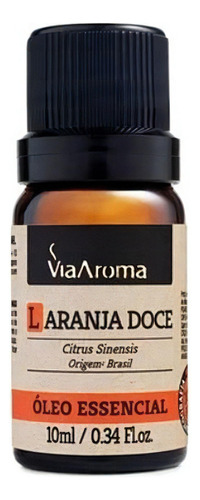 Óleo Essencial Laranja Doce - Via Aroma - 10ml