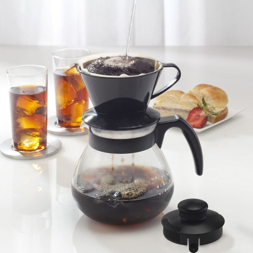 Imagen 2 de 6 de Hario Set Teco V60 / Servidor De Café / Dripper / Tcd-100b