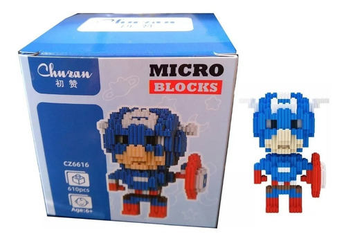 Mini Bloques Armable Figura 3d Micro Blocks Piezas De Encaje