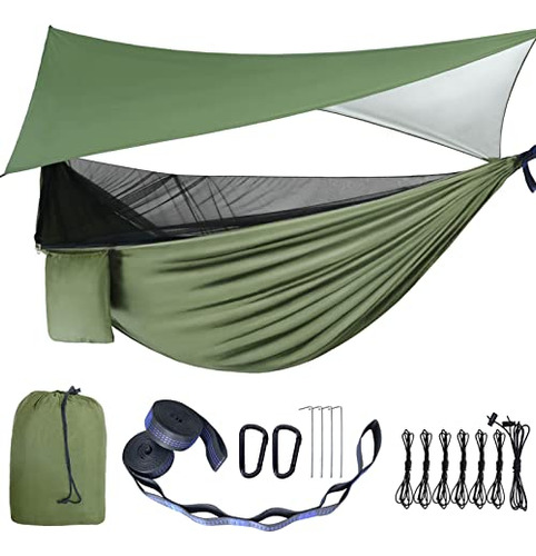 Hamaca De Camping  Hamacas Con Mosquitera Tienda Y Lona Par