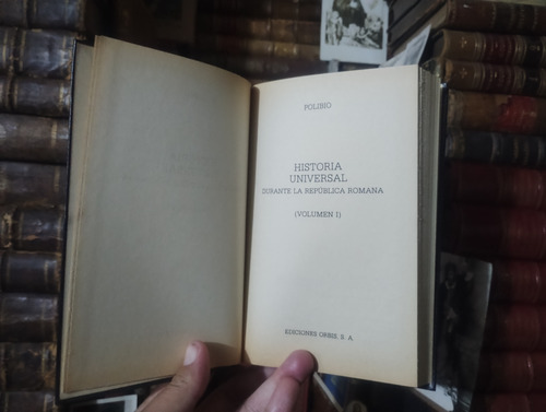 Polibio De Megalópolis Historia Universal República Romana (Usado)