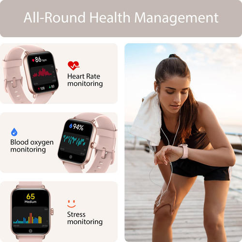 Reloj Inteligente Tensky 1.8 Pulgadas Android/ios Con Alexa