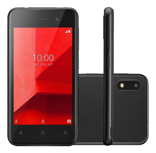 Multilaser E Lite Dual SIM 16 GB Preto 512 MB RAM