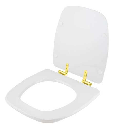 Assento Sanitário Amortecedor Versato P/ Celite Ferr Dourada