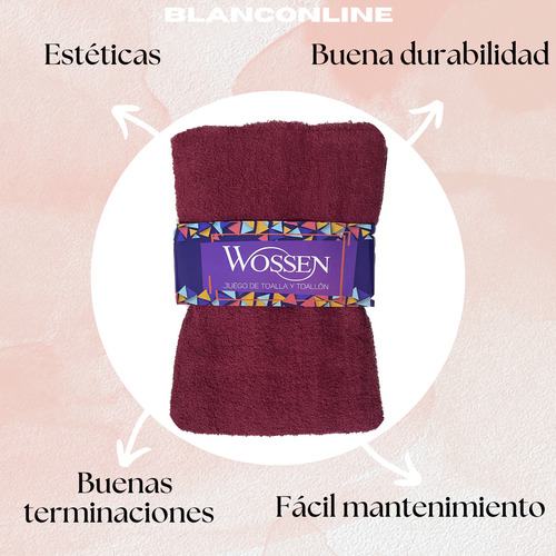 Juego De Toalla Y Toallón Económico 100% Algodón Hotelero Surtido Lisa