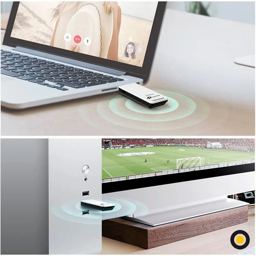 Imagen 5 de 10 de Placa De Red Tp-link Tl-wn821n 3000mb Wifi Usb Wireless