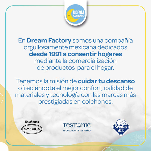 Imagen 7 de 8 de Base O Box Para Colchón Queen Size América Madera Tapizada