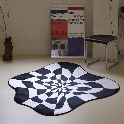 Alfombra De Dormitorio De 60 X 60 Cm (terciopelo Cristalino)