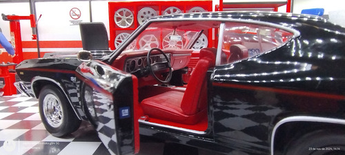 Chevy Chevelle Ss 396 1969 Auto World, Escala 1 18. Negro (Usado)