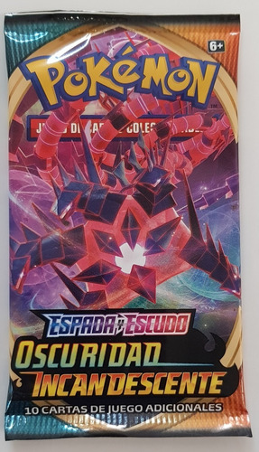 Imagen 7 de 8 de Sobre Pokemon Tcg Oscuridad Incandescente Nuevo Y Sellado!!!