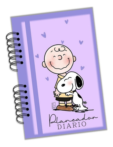 Agenda Snoopy Planeador Diario Perpetuo 420 Pags Sin Fecha