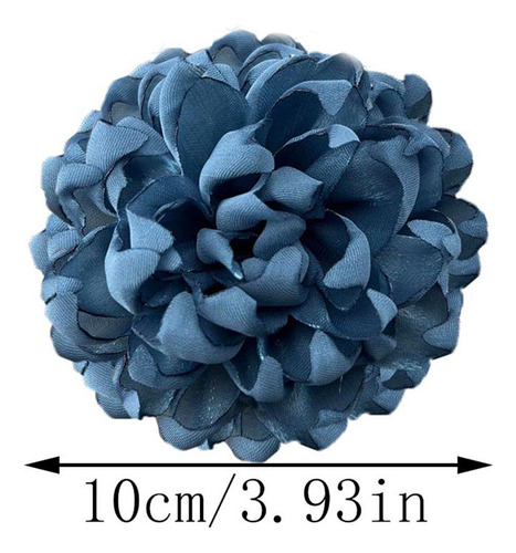 5 Broche De Flores Para Solapa Para Mujer, Azul Oscuro