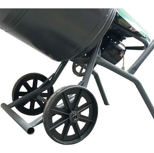 Imagen 3 de 10 de Hormigonera Trompo Mezclador 130 Lts Motor 1 Hp