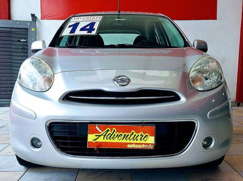 Imagem 3 de 13 de Nissan March 1.6 S Ano:2014 Prata Flex Completo