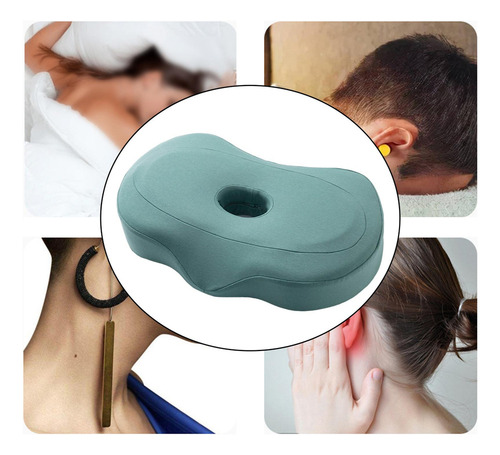 Almohada Para Piercing De Oreja, Almohada Invisible Con