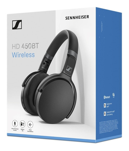 Imagen 5 de 8 de Auriculares Sennheiser Hd 450bt Wireless Open Box