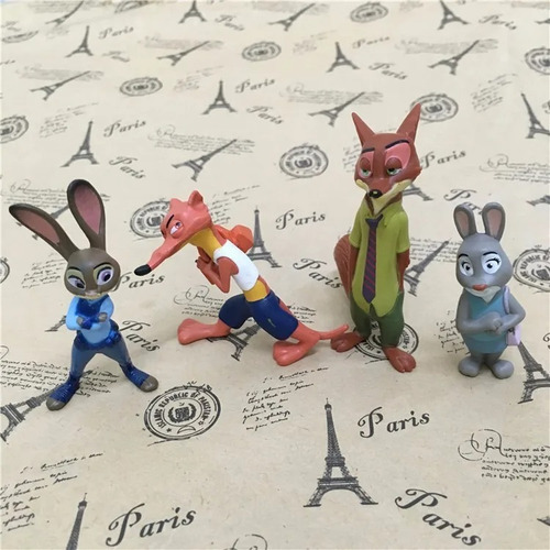 Set De 12 Figuritas De Zootopia / Figuras De Acción