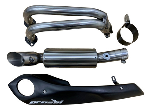 Escapamento Esportivo Arashi Yamaha Mt07 Full Inox