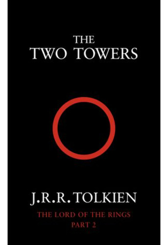 The Two Towers Tapa Blanda Black Cover (ingles)