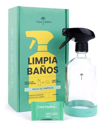 Kit Inicial Limpiabaños Casa Nativa Premium 