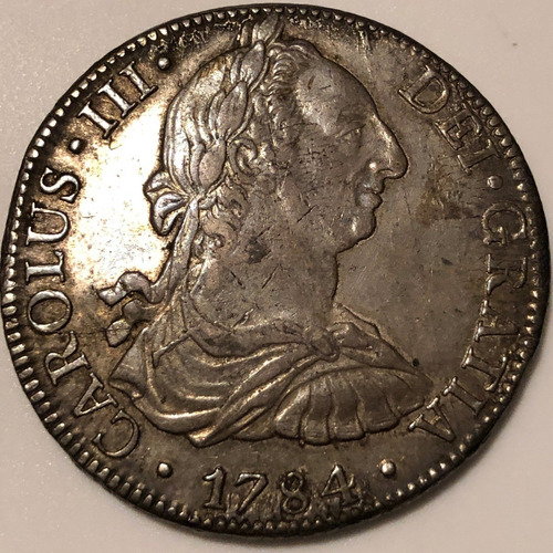 Mex36046 México 8 Reales 1784 Mo Fm Xf+ Ayff