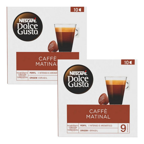 Kit 20 Cápsulas Matinal Dolce Gusto - Imediato