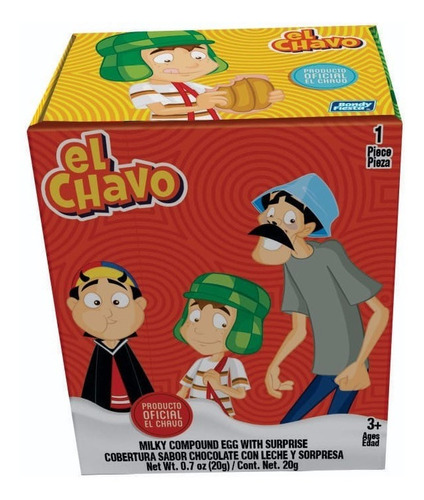 Huevo De Chocolate El Chavo X12