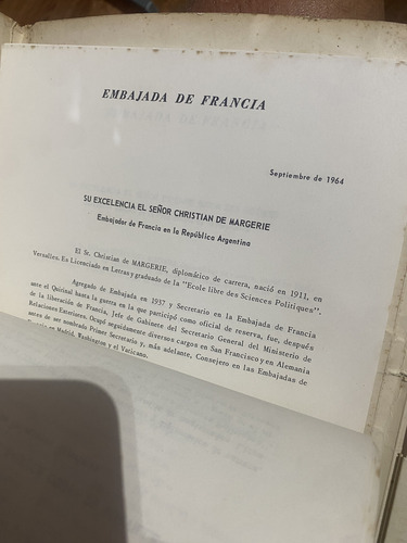 Visita Del General De Gaulle A La Argentina 1964 Embajada Fr