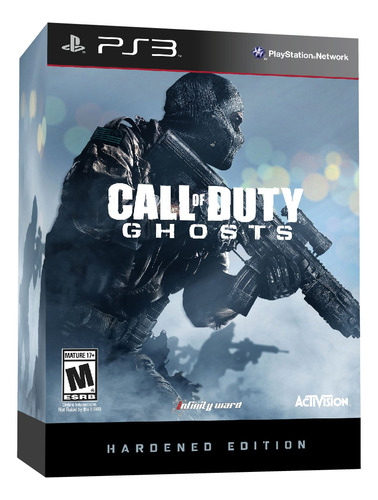 Box Jogo Call Of Duty Ghosts Hardened Edition Original Ps3