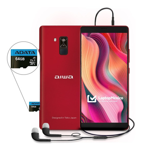 Celular Aiwa Awm999 16gb 2gb Ram 13+2 Mpx Huella + Micro Sd