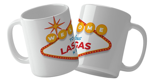 Las Vegas Taza Letrero Recuerdo Souvenir Usa Vacaciones