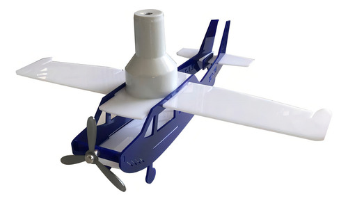 Luminária Infantil Pendente - Avião Azul