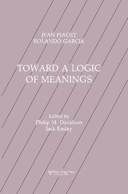 Libro Toward A Logic Of Meanings - Jean Piaget