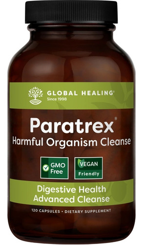 Paratrex Elimina Parásitos Global Healing X 120 Cápsulas