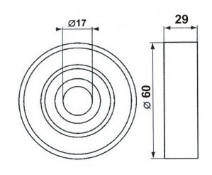 Imagen 2 de 3 de Tensor Poly-rib Universal Aplic.varias 17x60x29