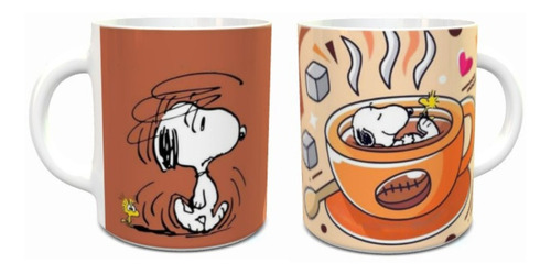 Taza De Ceramica Snoopy