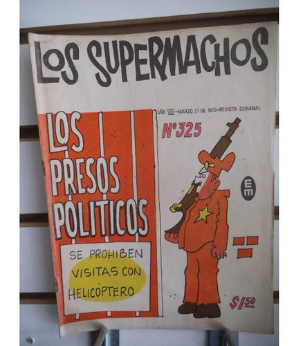 Comic Los Supermachos 325 Editorial Posada Vintage 