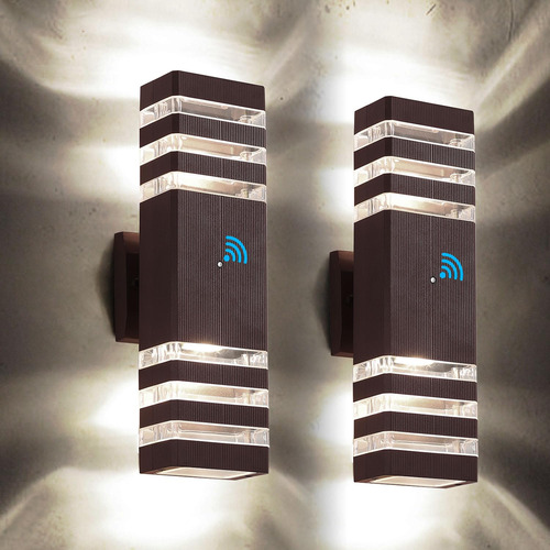 Luces De Pared Exteriores Café Modernas Impermeables Paquete