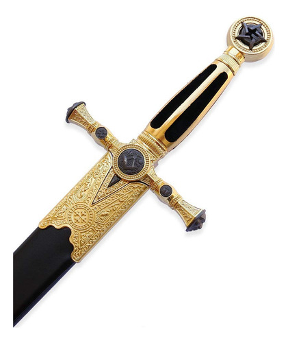 Espada De Cruzada Medieval De 84cms Decorativa