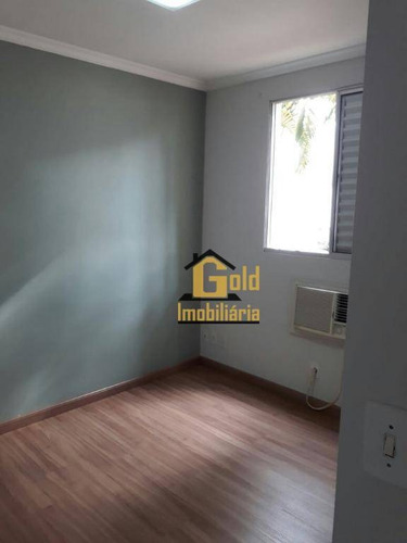 Apartamento Com 2 Dormitórios Para Alugar, 47 M² Por R$ 900/mês - Parque Industrial Lagoinga - Ribeirão Preto/sp - Ap0804