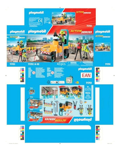 Playmobil Construcción De Carreteras