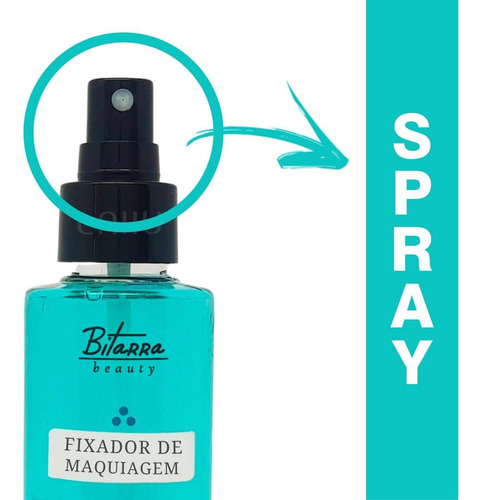 Imagem 2 de 4 de Fixador De Maquiagem Bitarra Spray Fixa Maquiagem E Hidrata