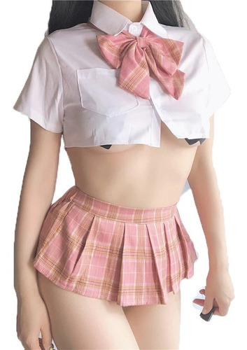 Baby Doll Colegiala Koreana Kawaii Lencería Cute Asiática